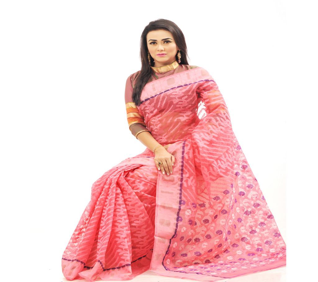 Jamdani Saree with Blouse Piece
