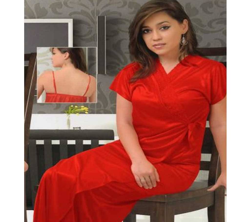 Fashionable Two Part Nighty-2752 RD