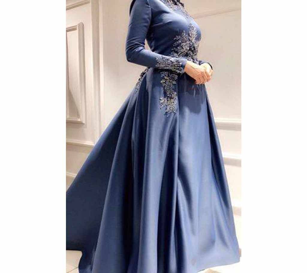 Light Steel Blue BMW Borka For Women