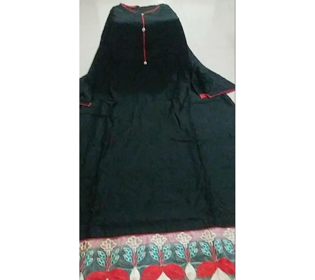 Unstiched Black Kameez