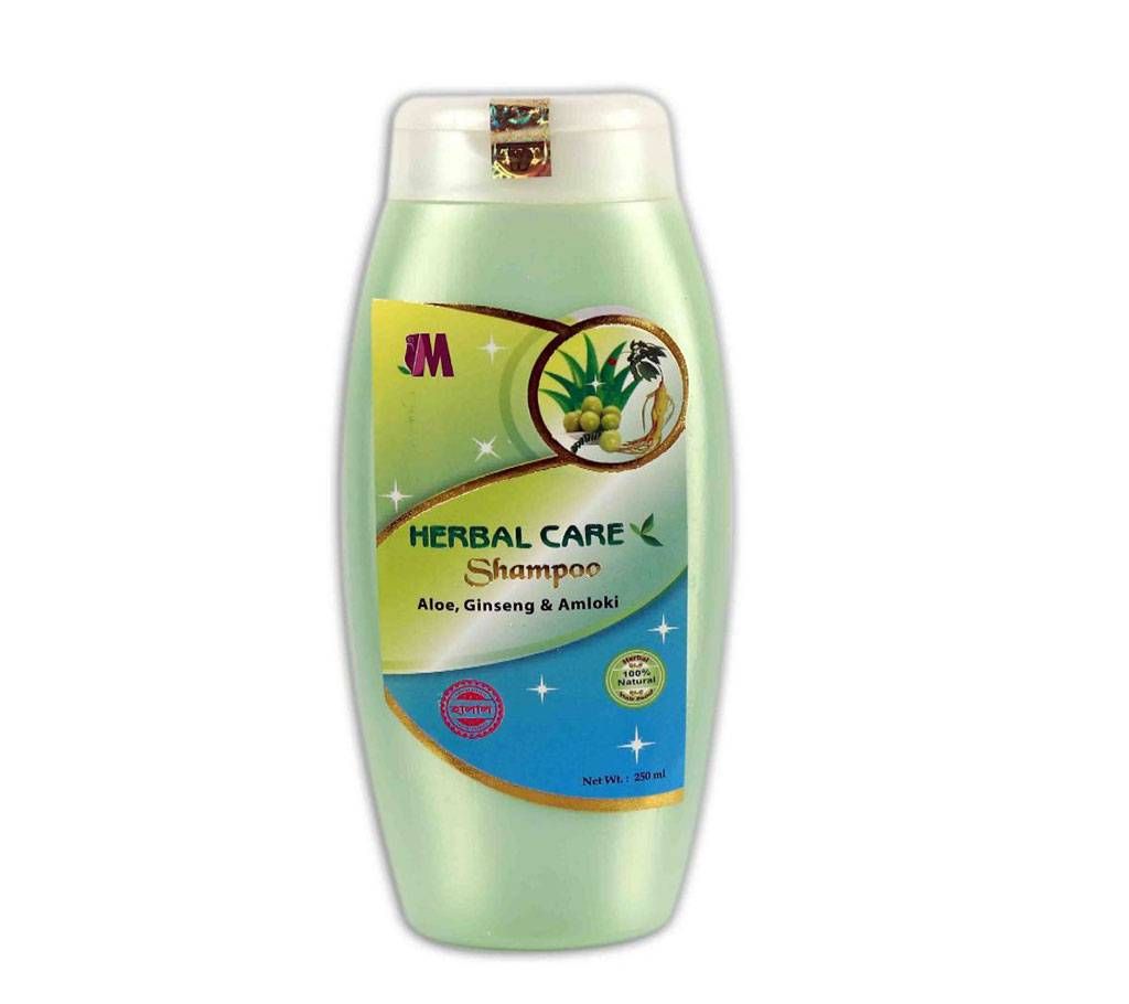 Herbal care shampoo, removes scent, stops hair fall-250ml-BD