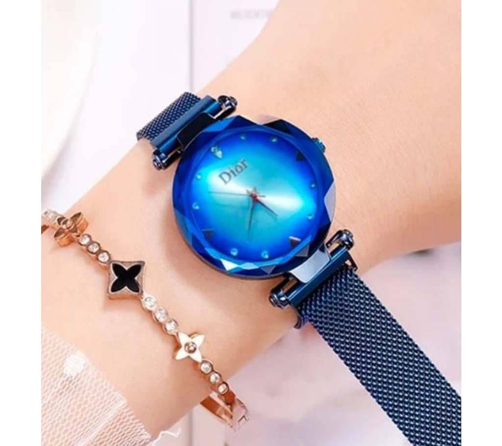 Ladies Analog Watch  - Blue - B24