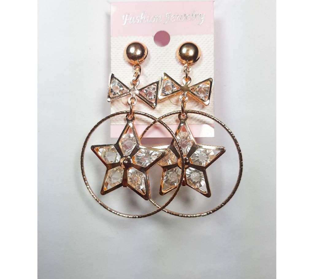 Circle on the Star Earring