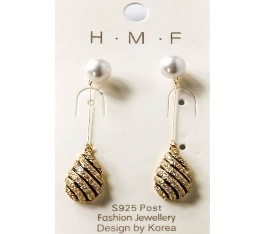 Golden Drop Earrings For Women