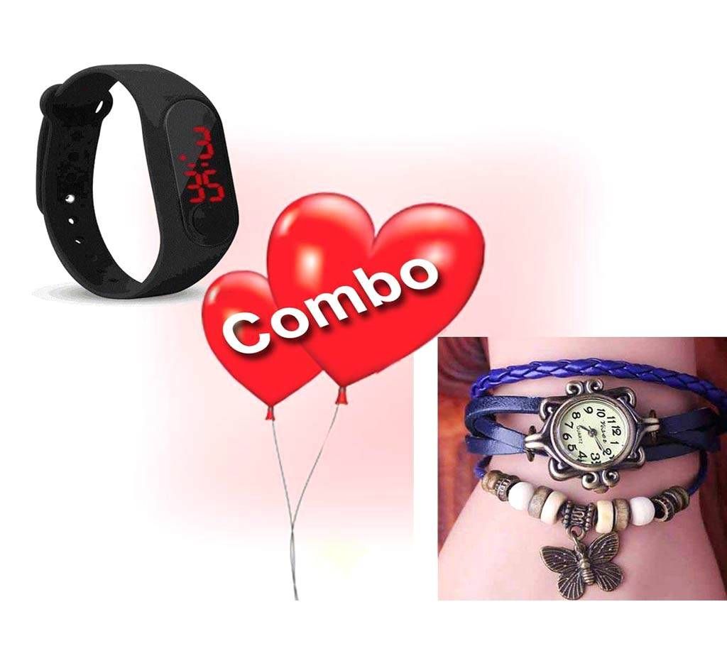 Valentines Couple লেডিজ রিস্ট ওয়াচ