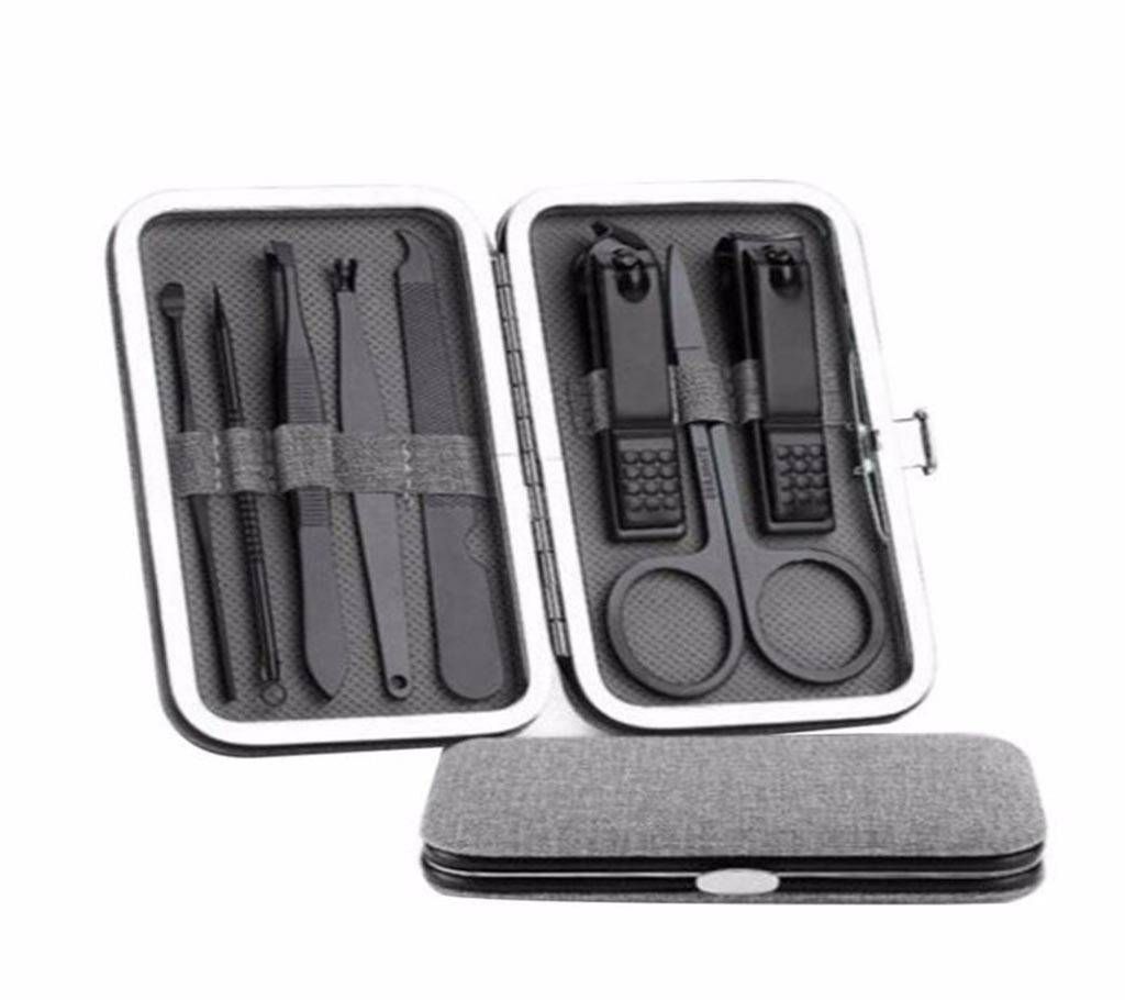 8Pcs Multifunction Manicure Kit Nail Clippers Cutter Art Tools  Set With Luxury Box