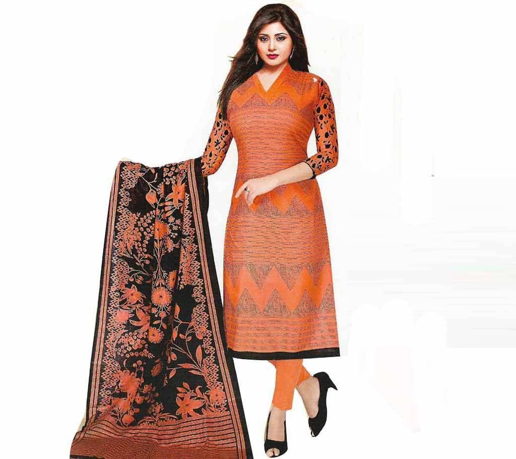 Unstiched Printed Cotton Three Piece14