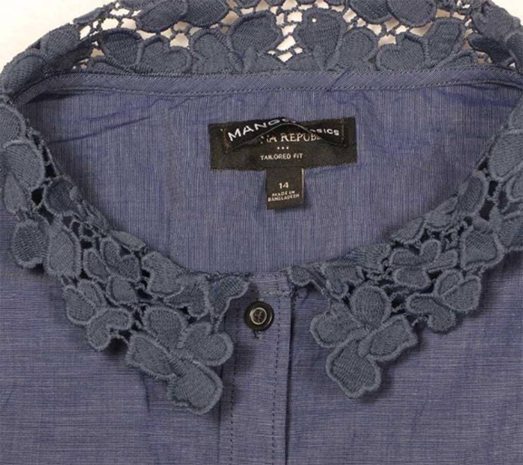Ladies sleeveless cotton top 