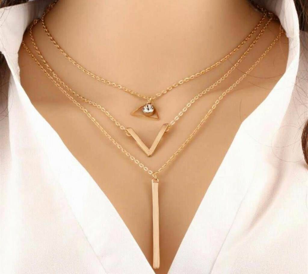 Ladies Three Layer Pendant