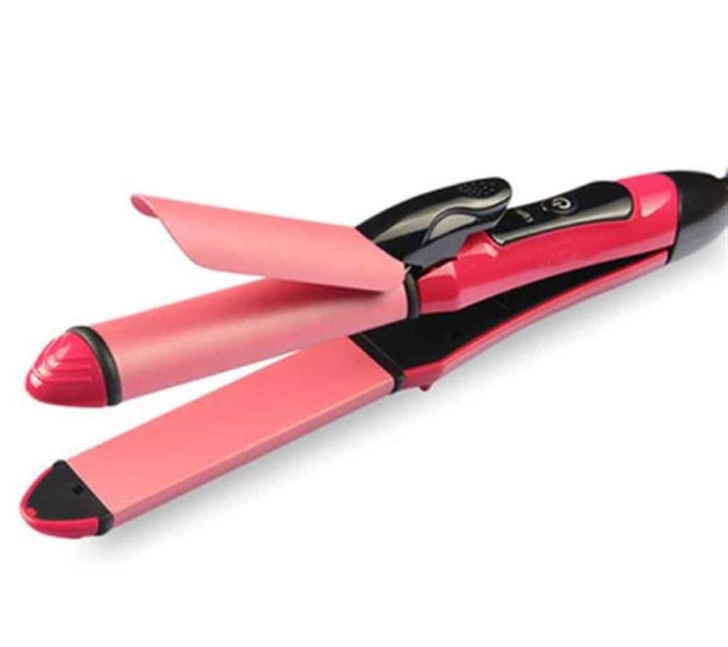 KEMEI 2 in 1 Hair straighter 