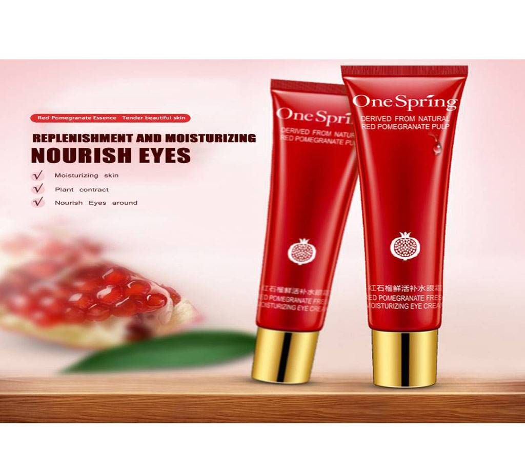 One spring Red Pomegranate Eye Cream 20g China