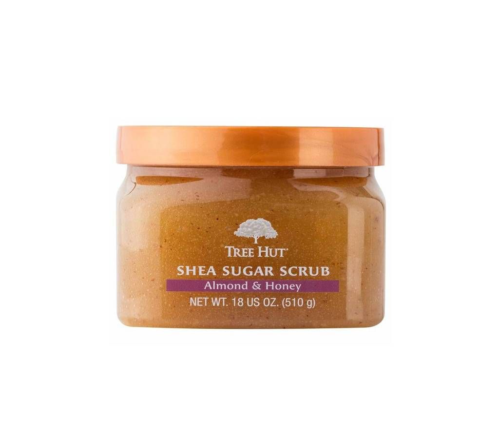 TREE HUT ALMOND HONEY SHEA SUGAR SCRUB 510 ML USA