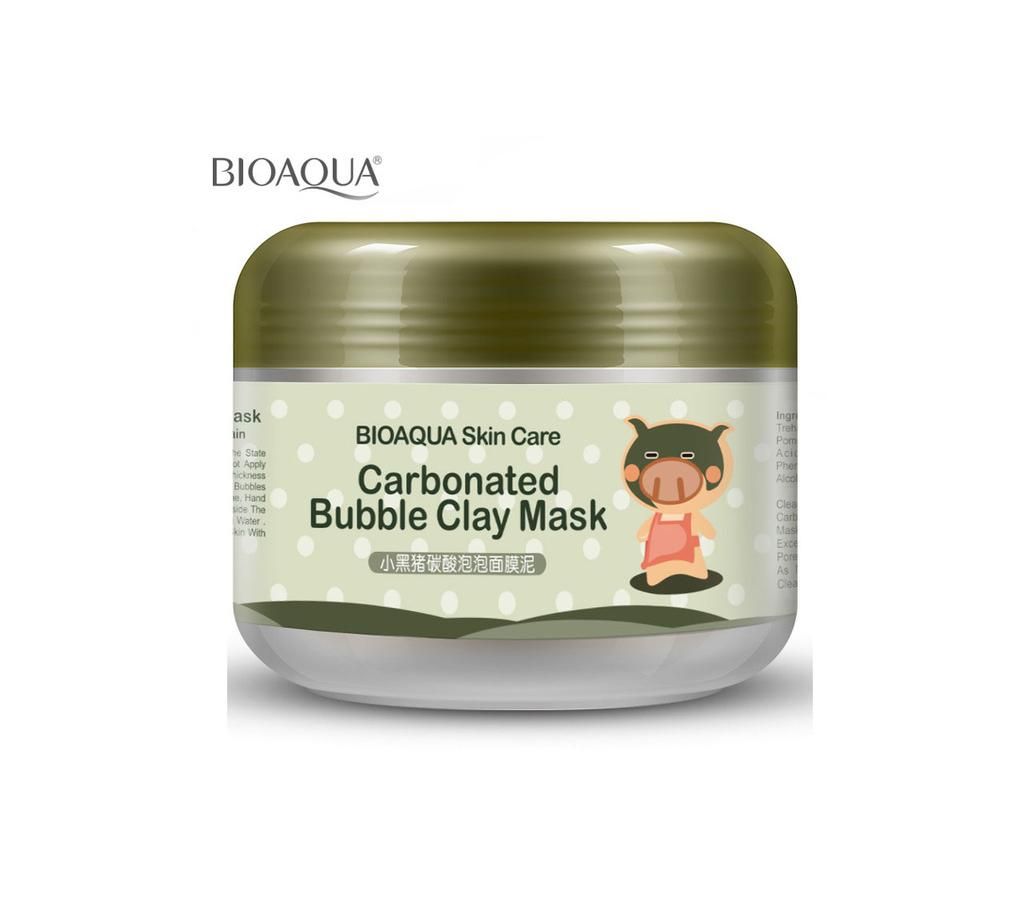 bioaqua skin care carbonated bubble clay face mask 100g