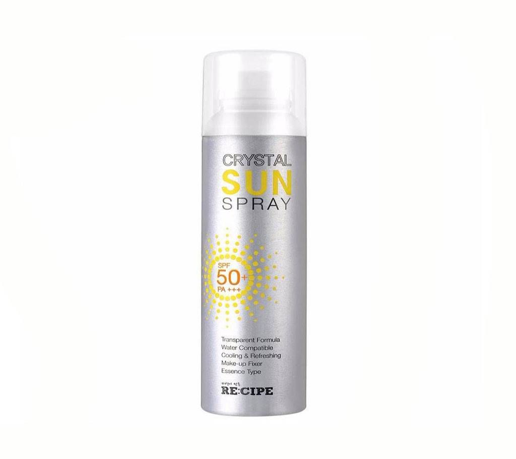 RE CIPE Crystal Sunskin cream Sun Protection Spray SPF50 + PA +++ UV protection 150ml Korea