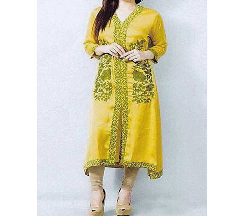 Unstitcthed Block Printed Salwar Kameez 