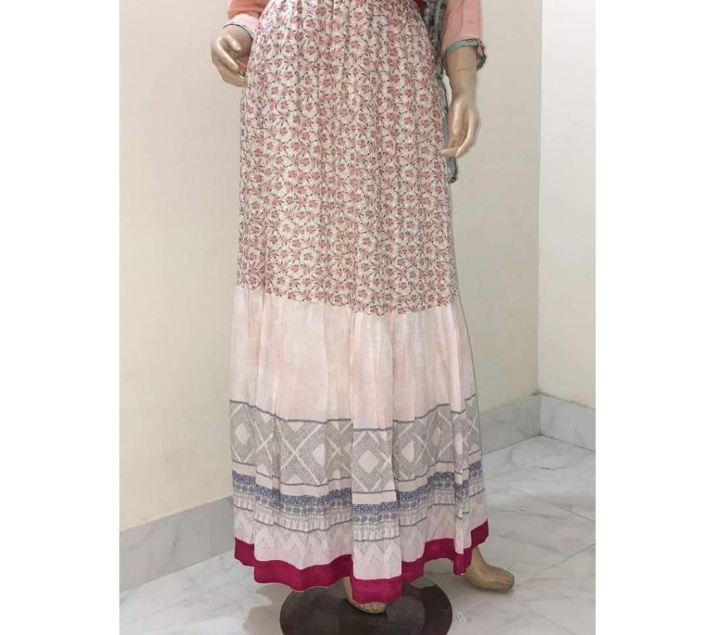 Cotton Printed Long Skirt