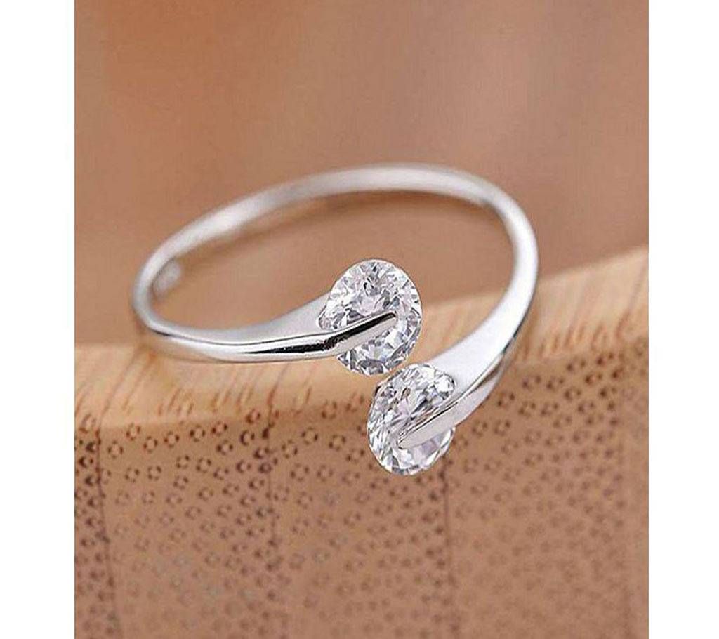 lver Alloy Finger Ring for Woman