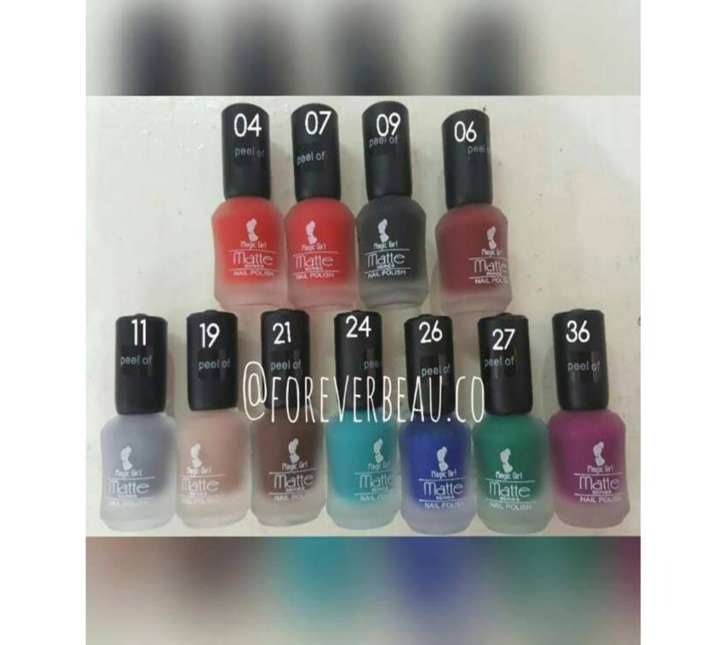 Magic Girl Matte Nail Polish 15ml Malaysia
