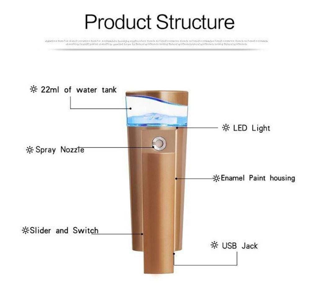 2 in 1 rechargeable nano spray moisture 
