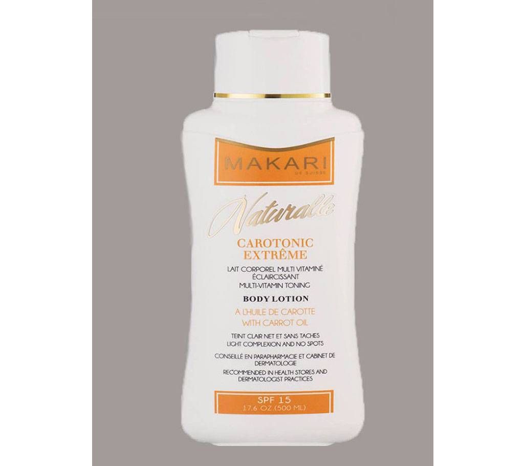MAKARI Carotonic Extreme  Body Lotion  Lightening & Moisturizing - France