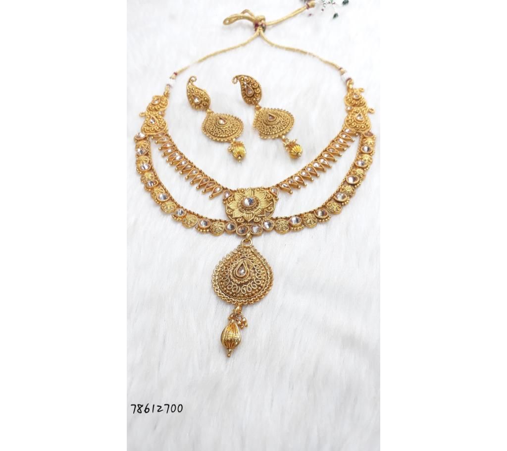 Copper goldplated necklace