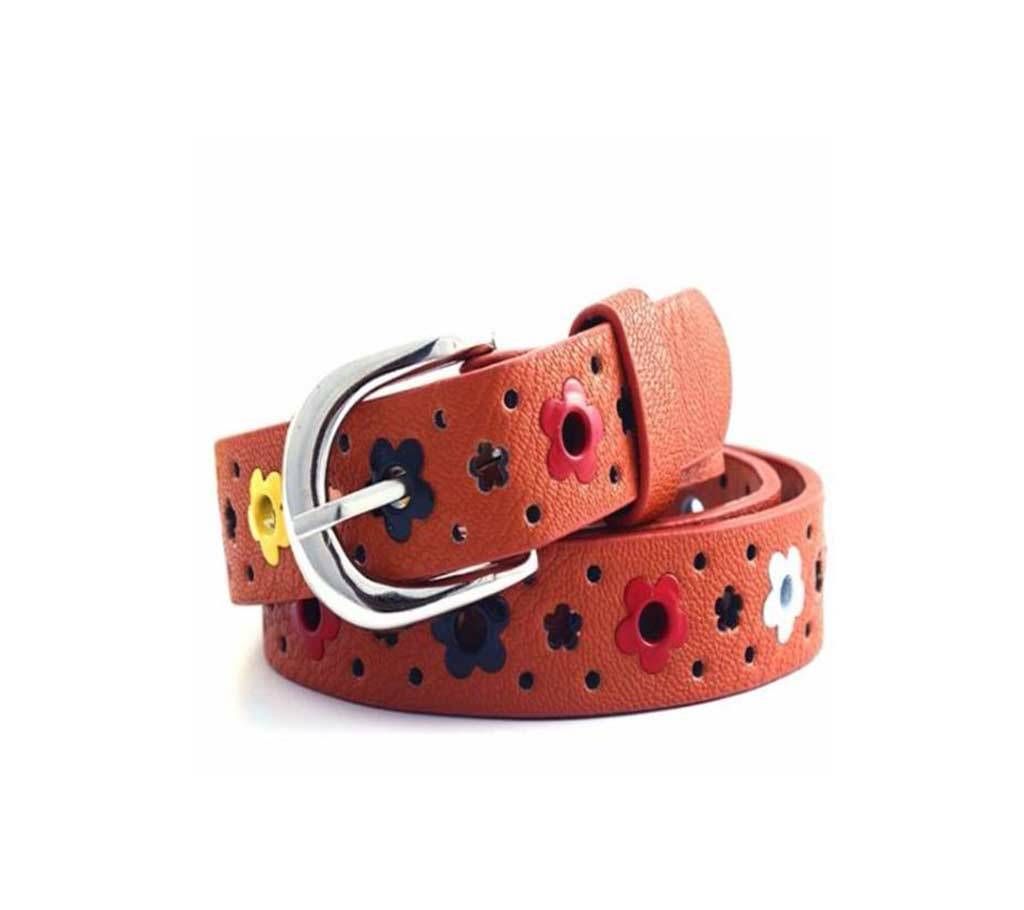 KIDS GIRLS Waistband Leather Belt