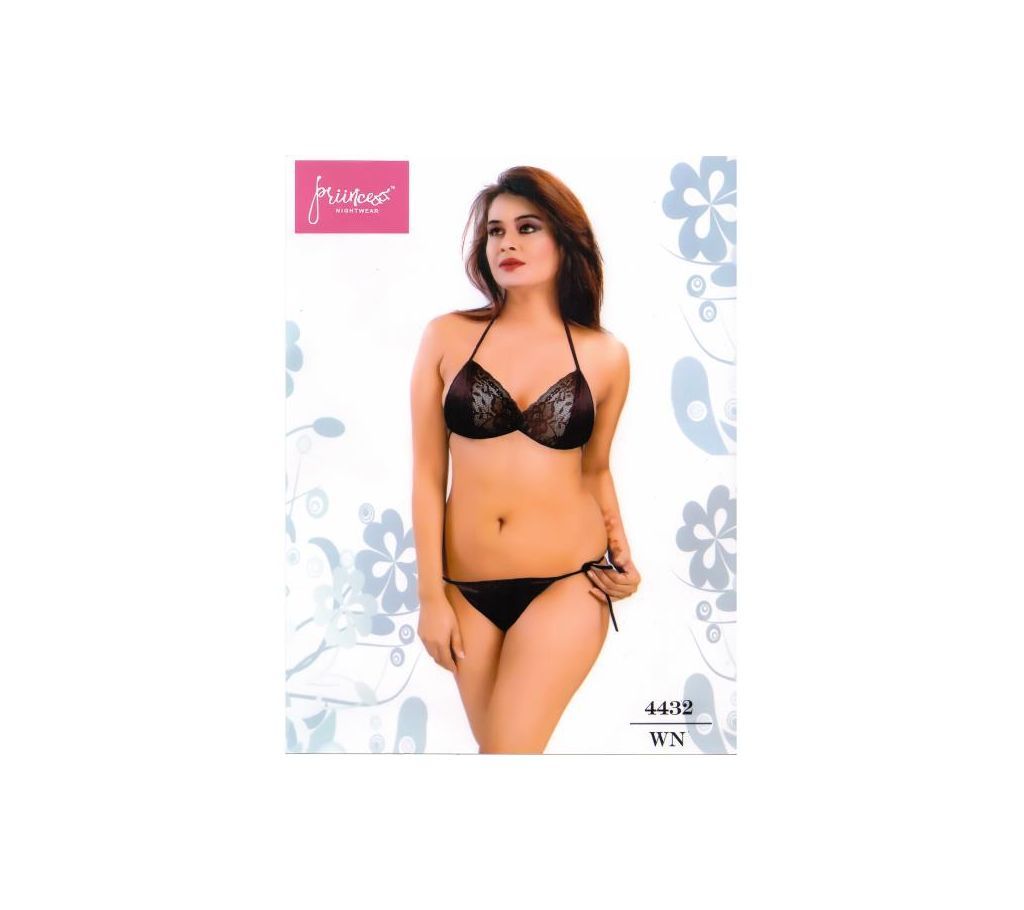 Fashionable Bra Panty Bikini Set-4432 WN