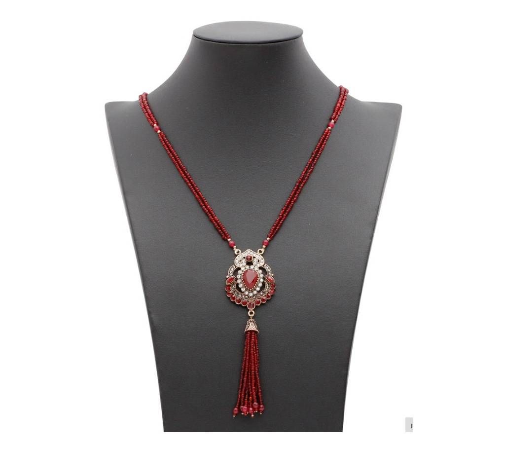 Turkish Women Vintage Strand Bead Necklace
