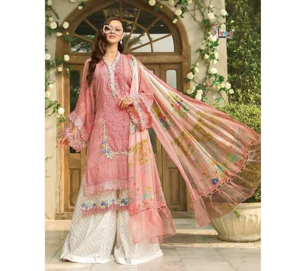 Shree Fab Mariya B Lawn Collection Vol 2 - 1631 - Pink - ASI