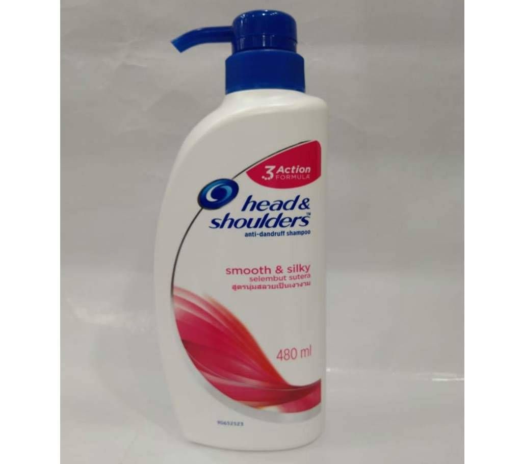 Heand & shoulders anti - danduff smooth & silky shampoo 480 ml thailand