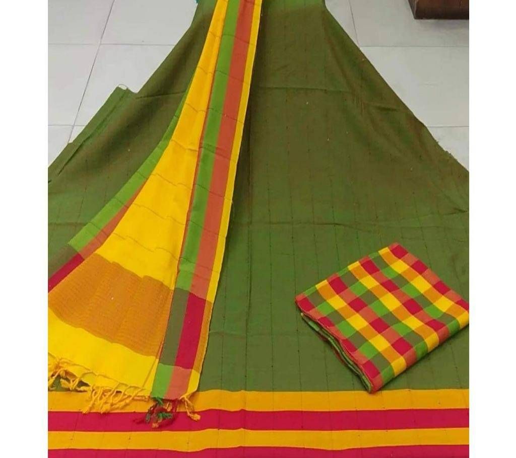 Tant cotton chumki placement unstitched three piece