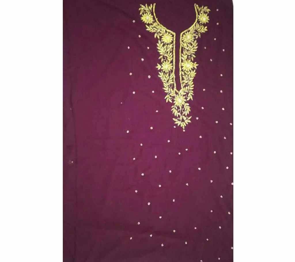 Unstitched Georgette Single Piece Kurti 