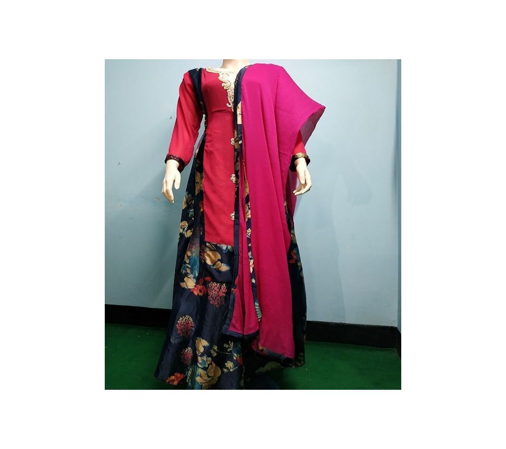 Fashionable Exclusive Pink Gown Dress For Women