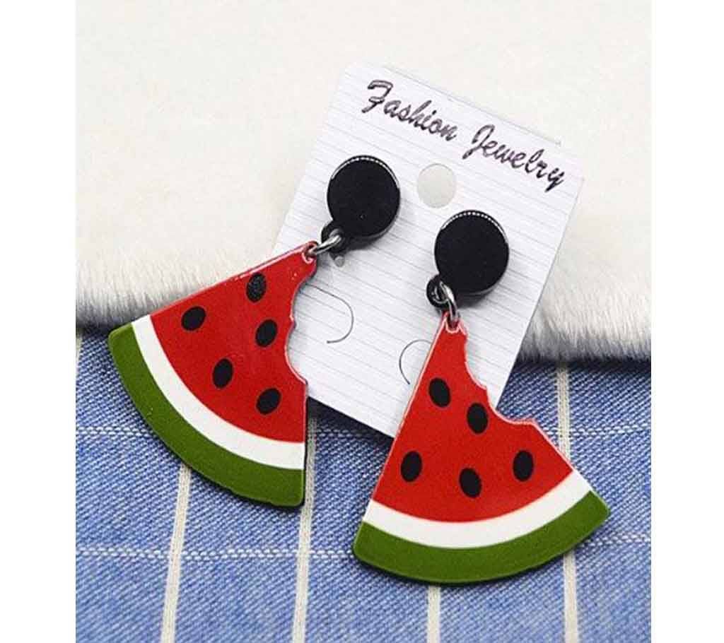 Acrylic Food  Stud Earrings For Women
