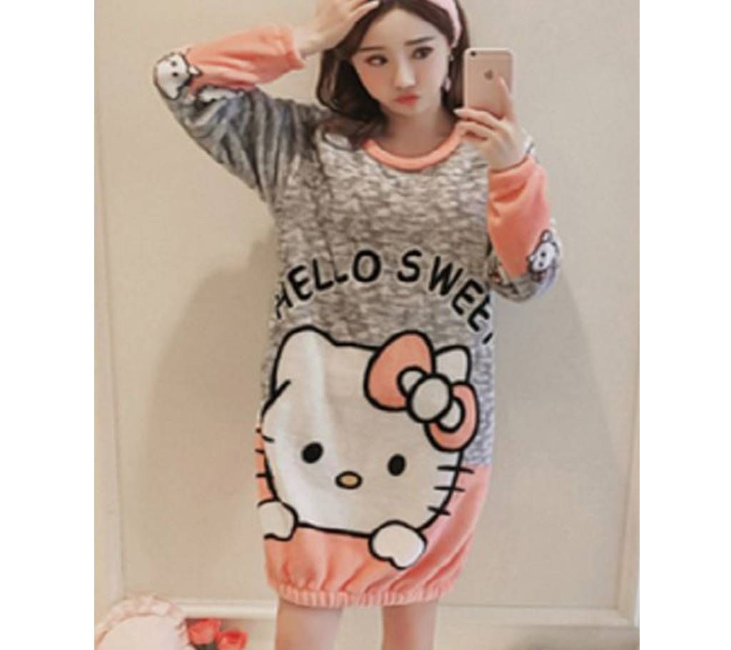 winter night dress for women 