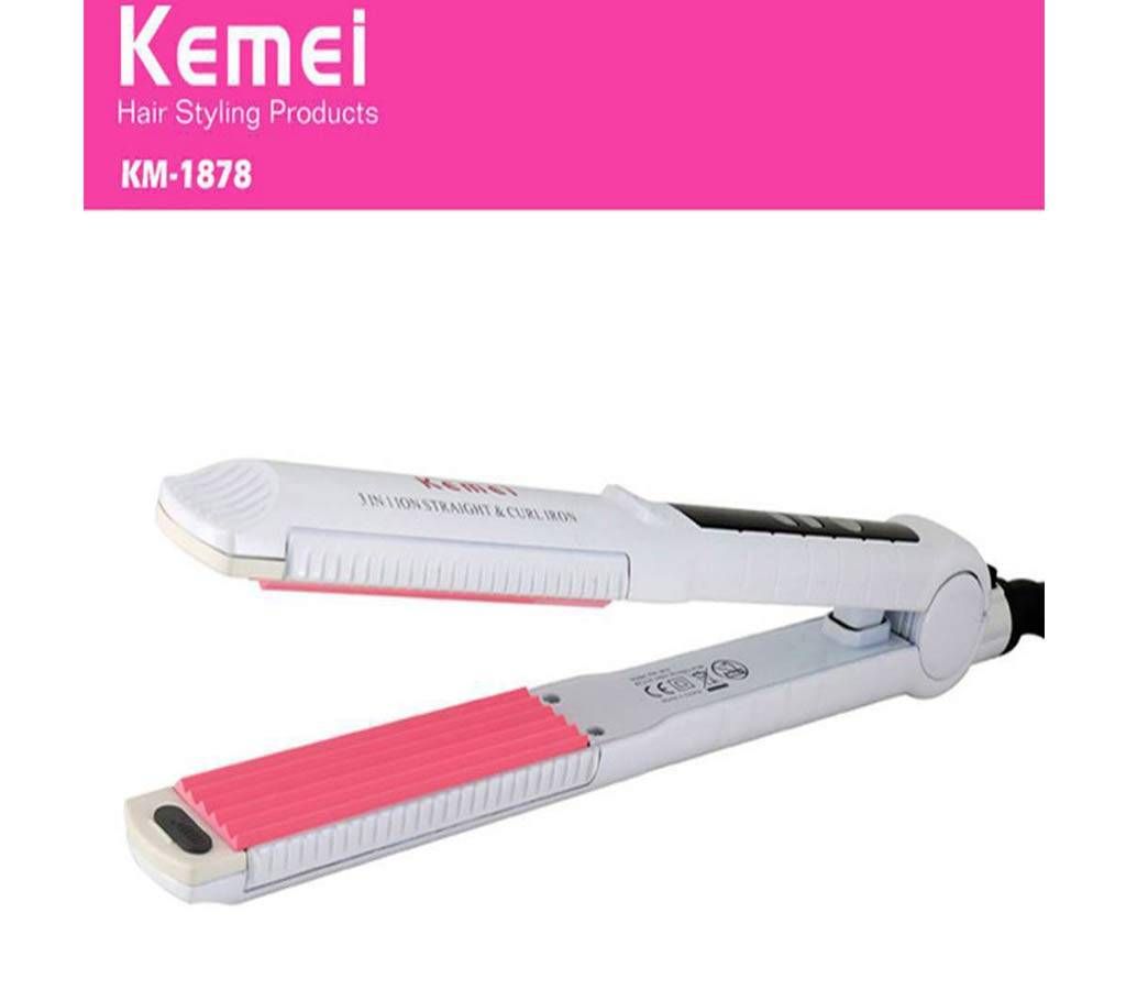 Kemei KM 1878 hair straightener 
