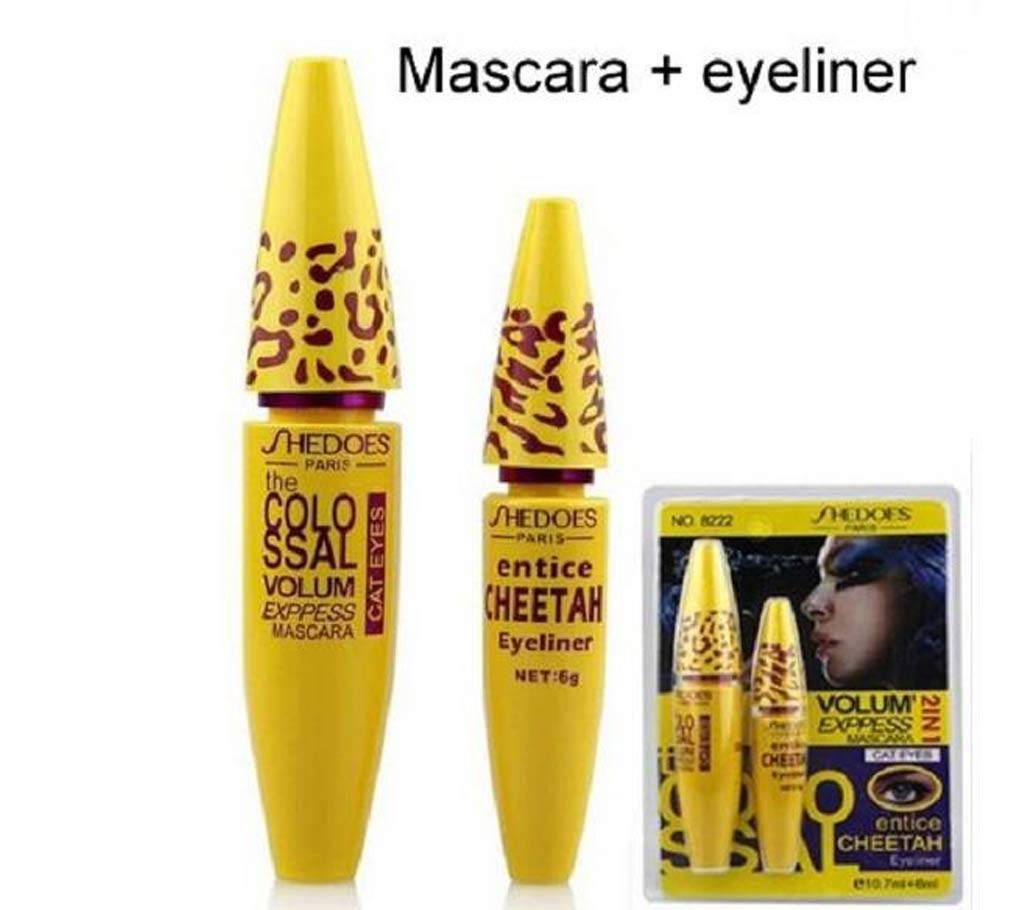 SHEDOES VOLUME EXPRESS MASCARA + EYELINER