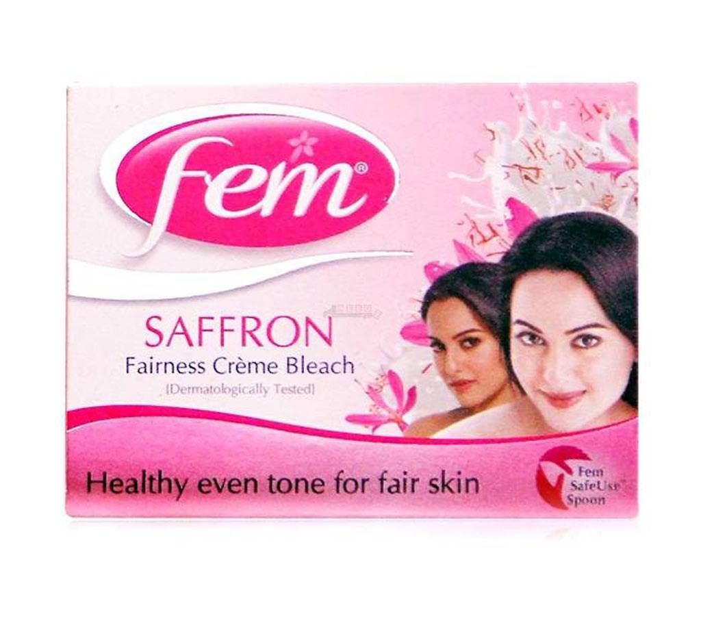 Fem Saffron Creme Bleach - 20gm