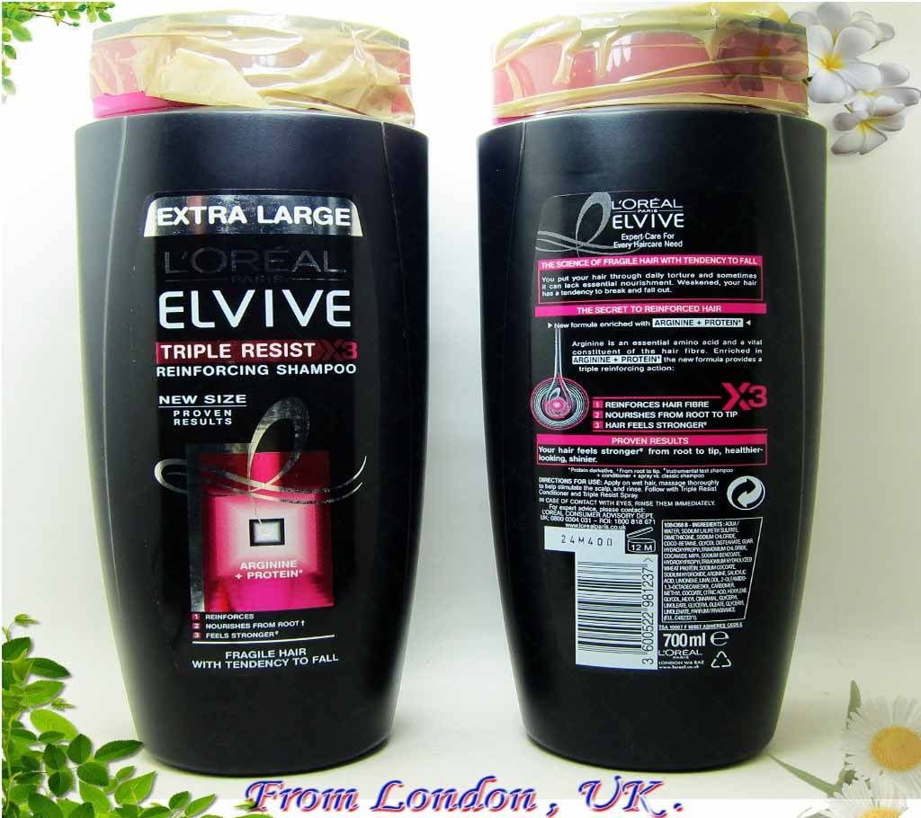 Loreal Paris Elvive Triple Resist Shampoo 700ml (France)