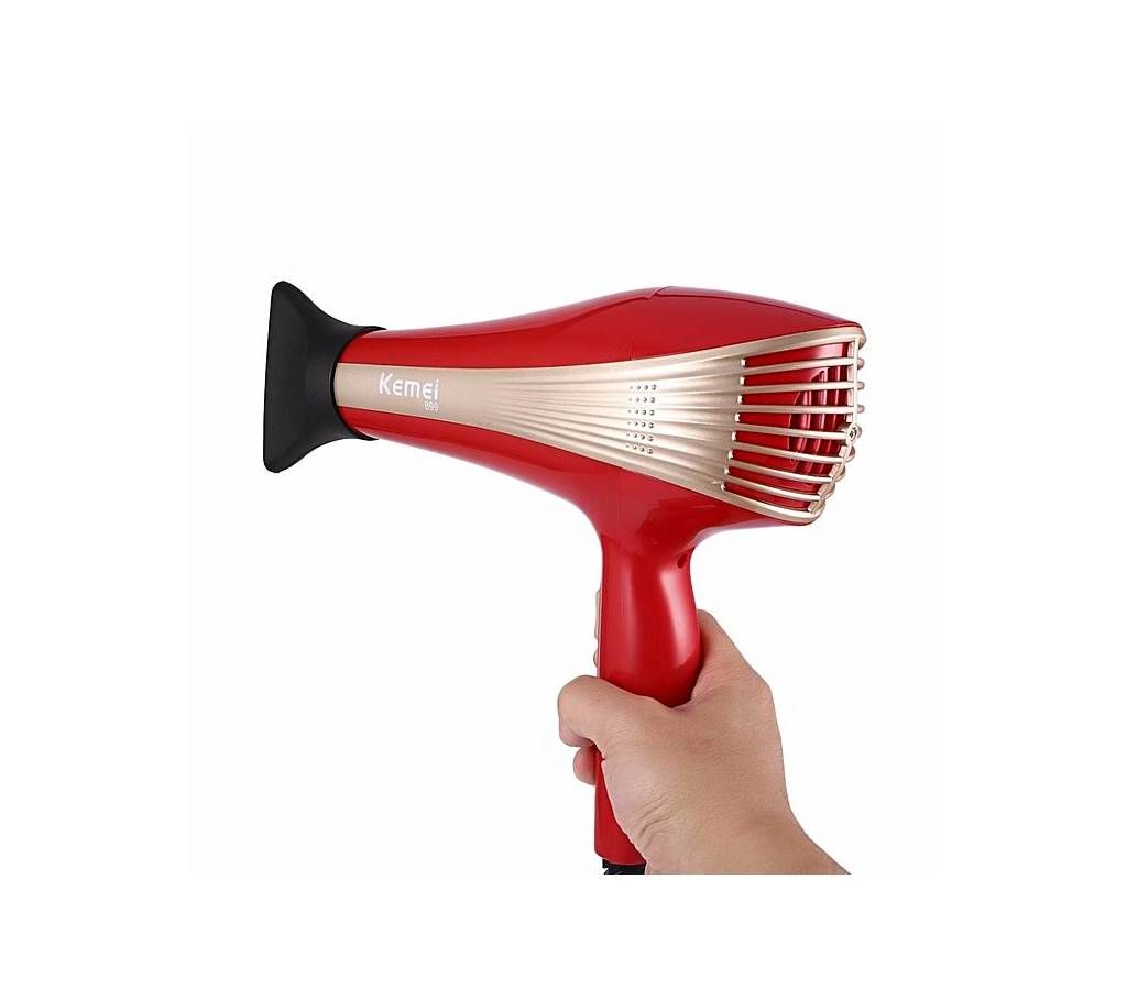 Kemei KM-899 Professional Hair Dryers 3000W – Red
