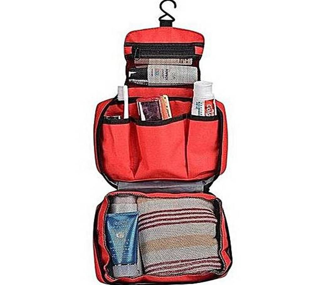 Travel Wash Bag - Red