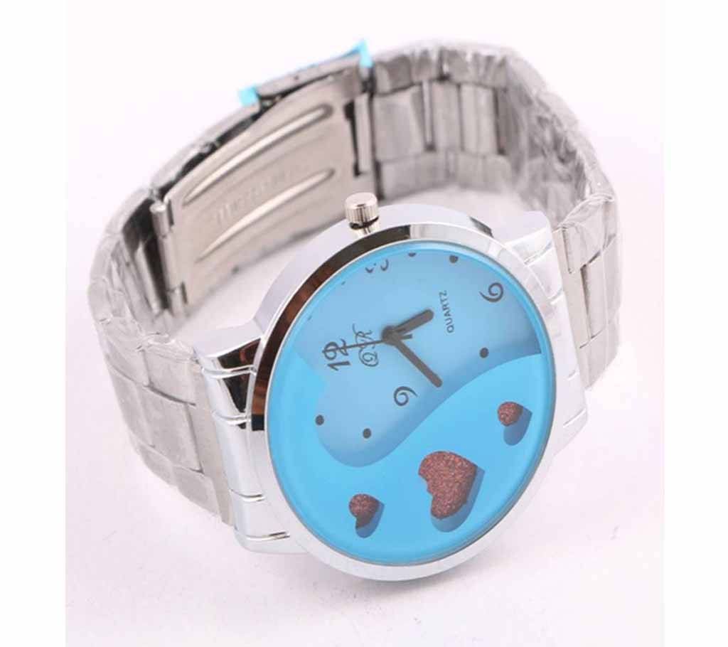Heart Shape Unisex Wrist Watch