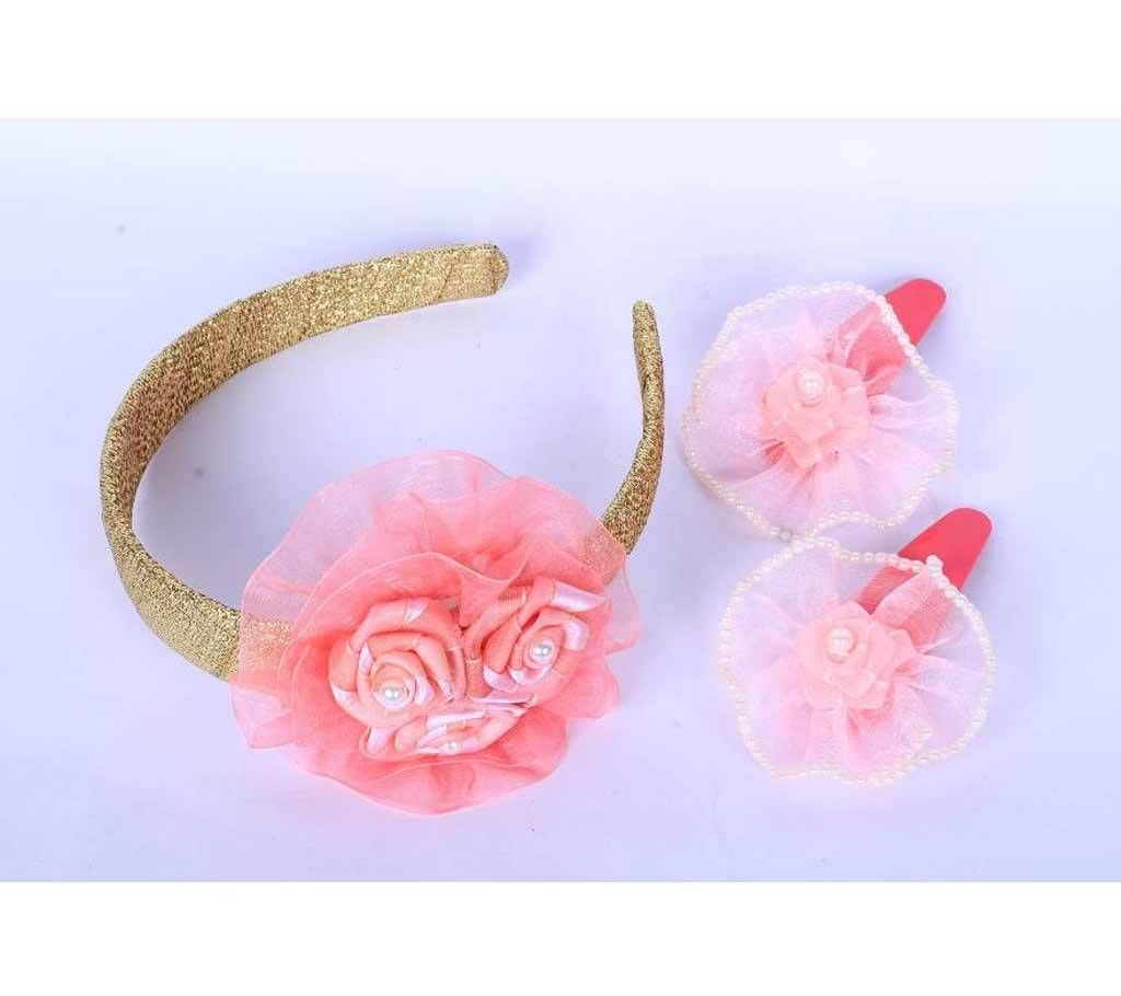 Rose Hair clip and hair band