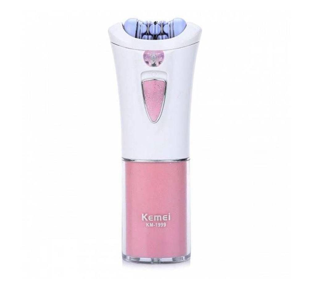 Kemei KM 1999 Rechargeable Shaver For Women White & Pink