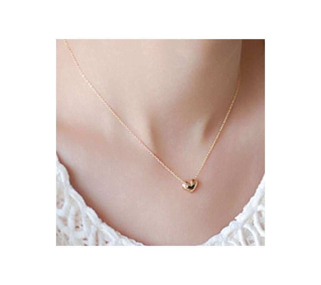 susenstone 2018 New Jewelry Pendant Statement Necklace Choker Chain Jewelry Gold Heart Pendant Necklace Women Necklaces Hot