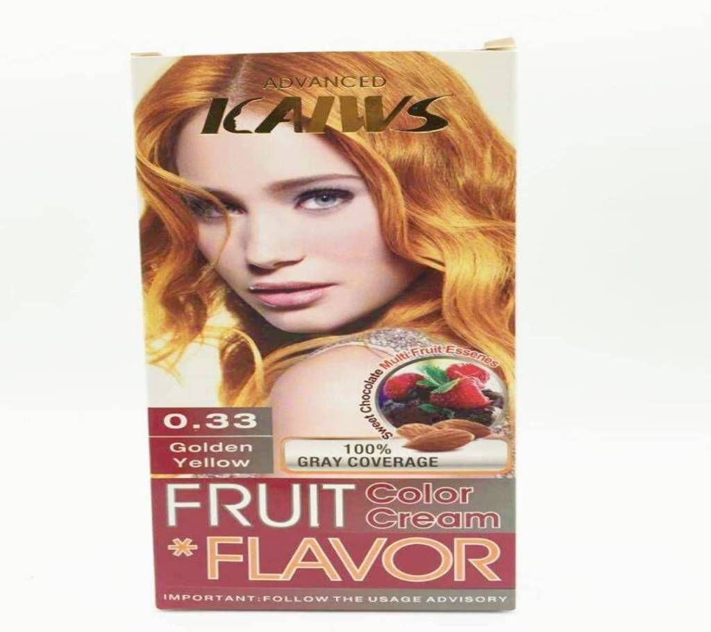 KAIWS HAIR COLOR 0.33 Golden Yellow 60ml - China