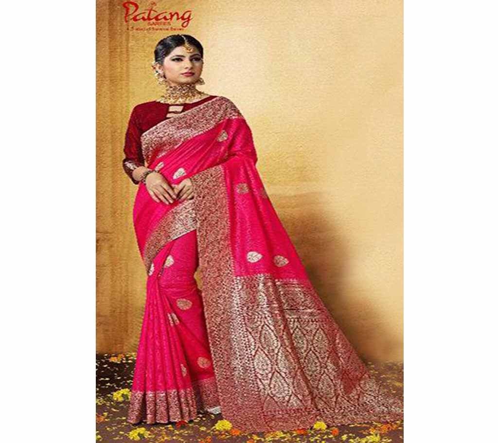 Indian silk katan sari