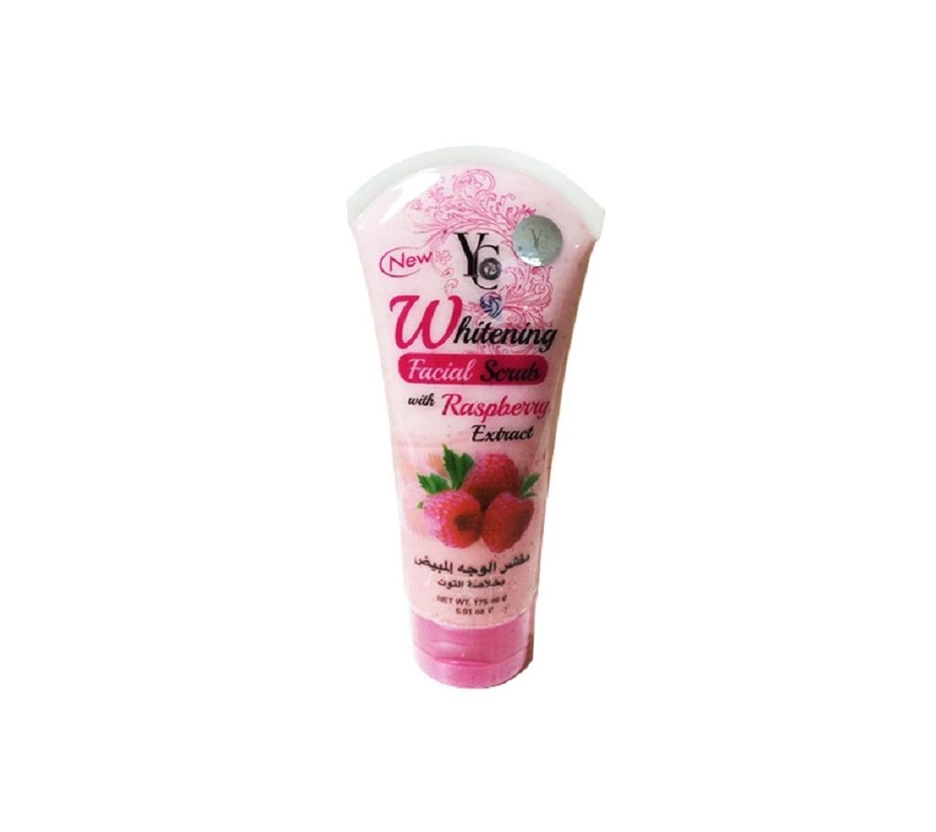 Whitening Facial Scrub with Raspberry Extract for Women -