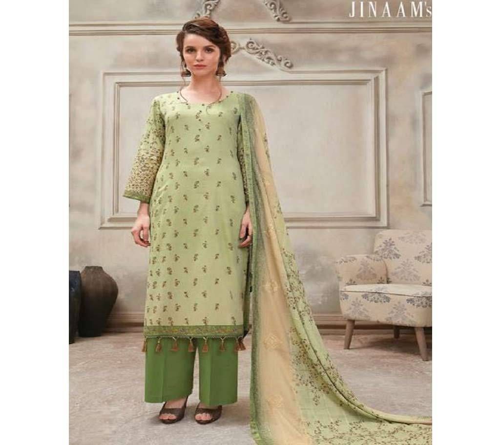 Jinaam Camlin - 8537 Unstitched Cotton Suit
