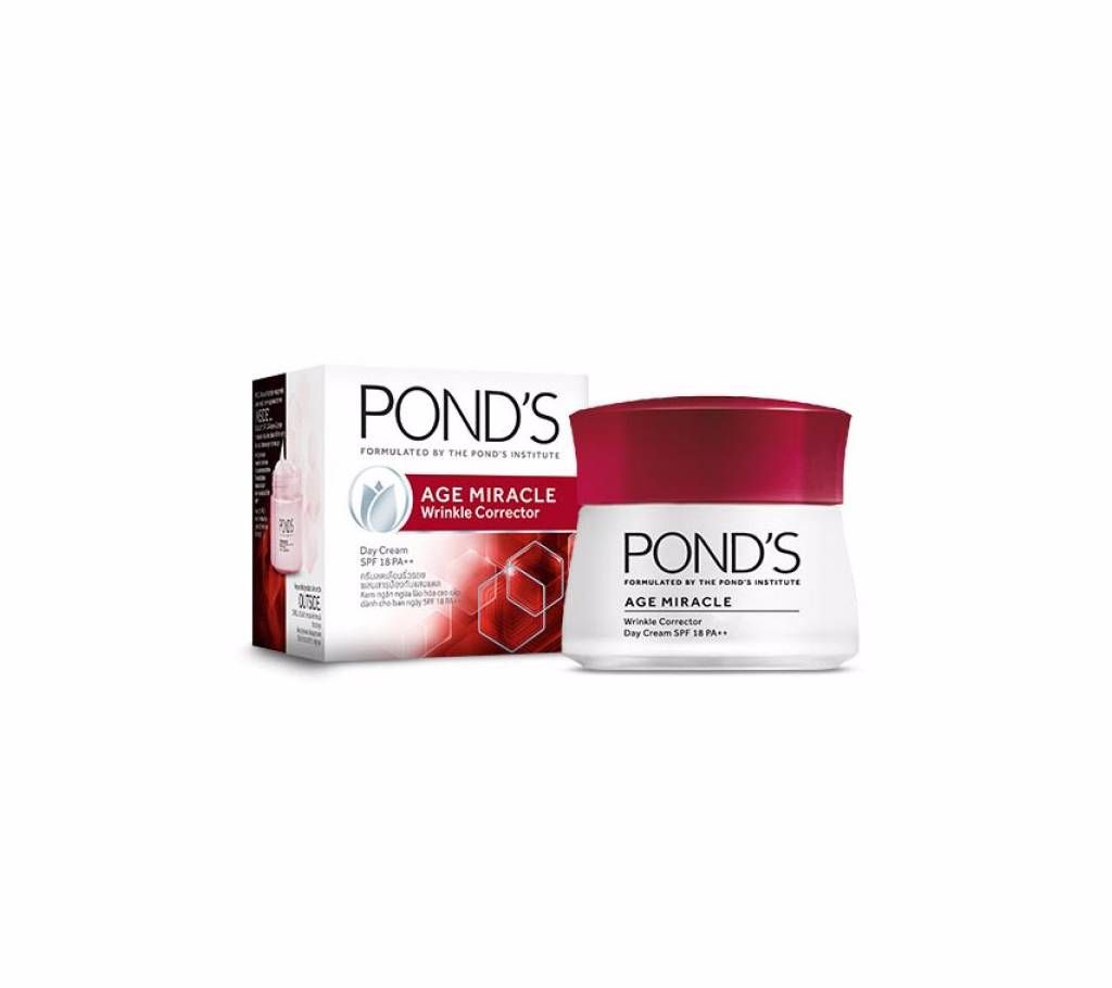 Ponds Age Miracle Wrinkle Corrector Day Cream SPF 18 Pa++ 10g - India
